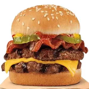 BACON DOUBLE CHEESE BURGER
